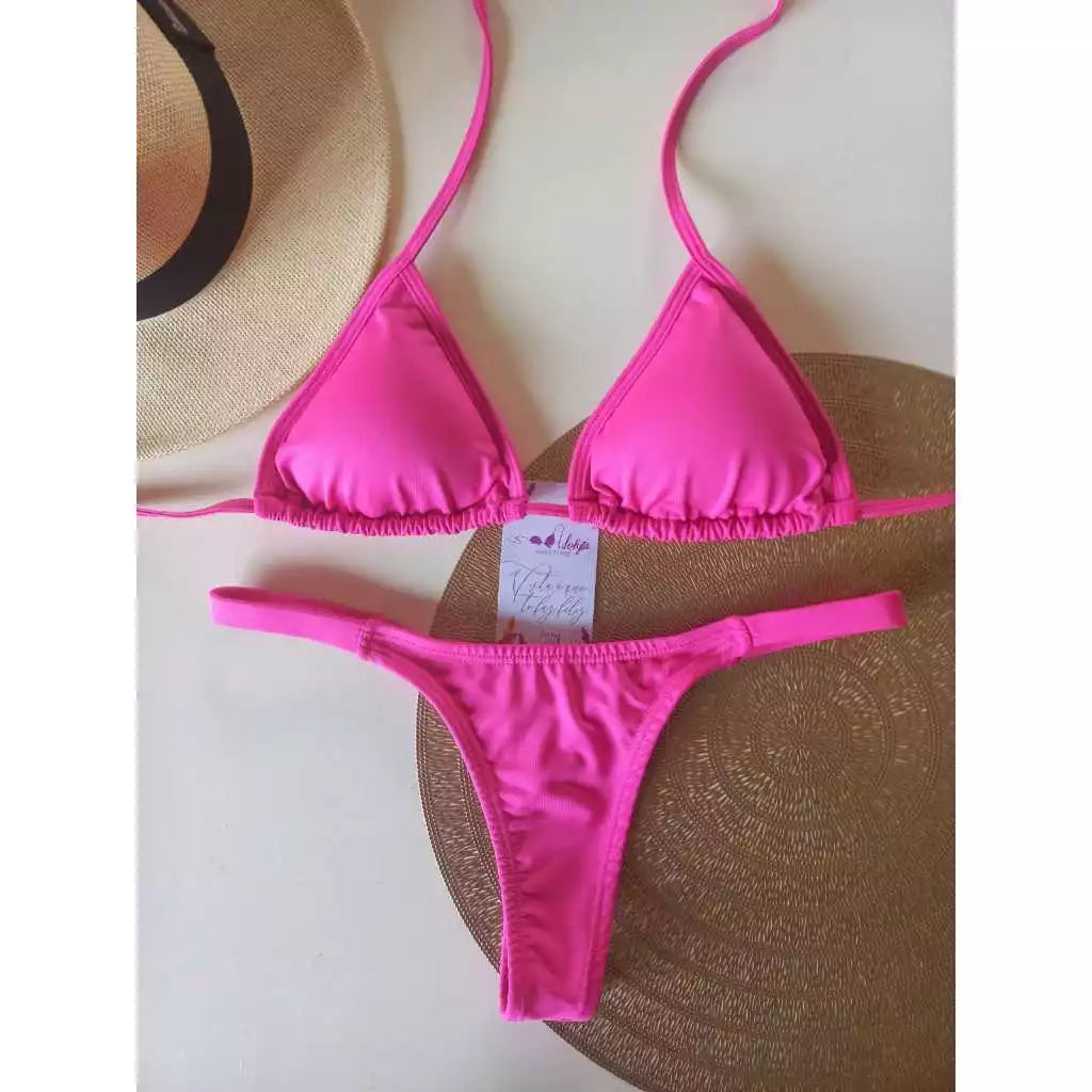Biquíni Lolyta Fio Dental com Bojo Pink