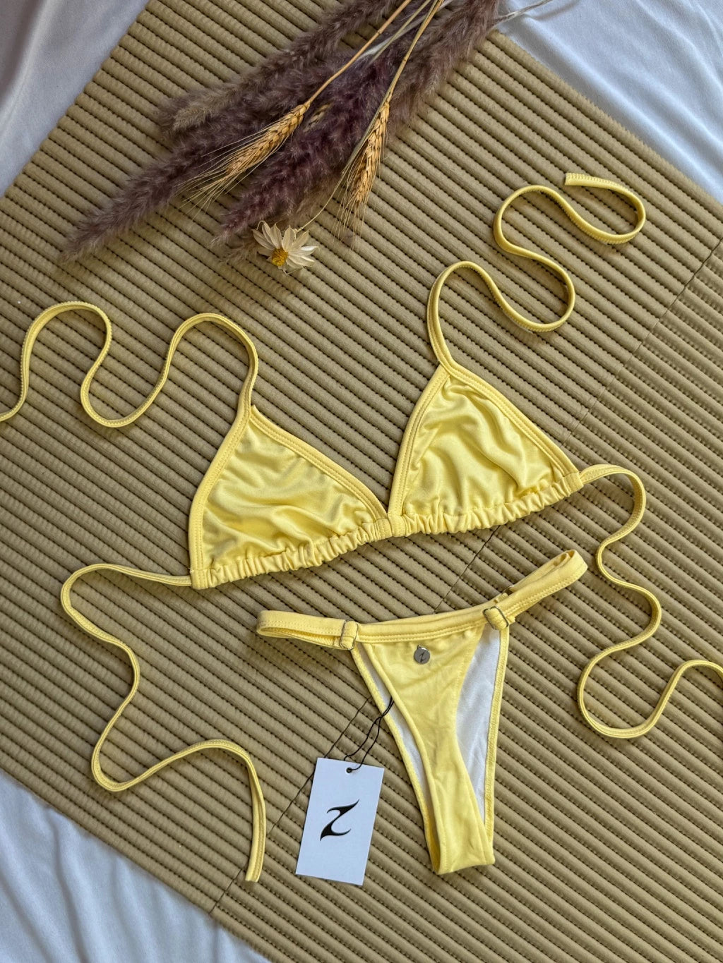 Biquíni Fita Marquinha amarelo
